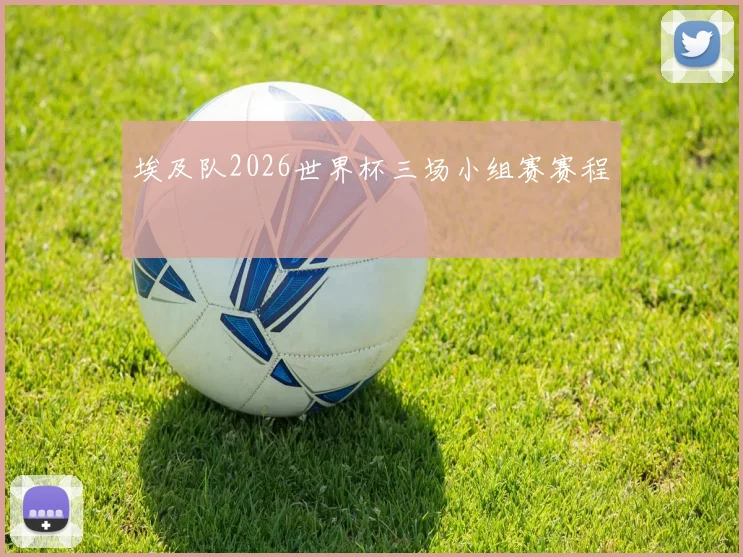 埃及队2026世界杯三场小组赛赛程